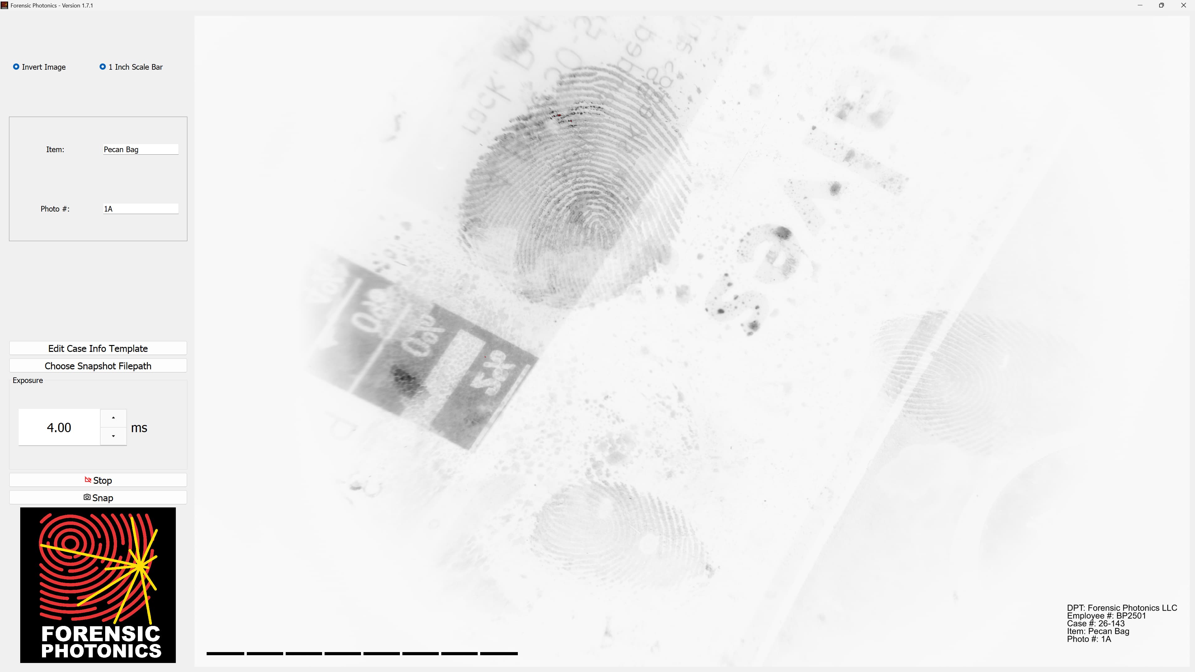 LIFT Software - Live Capture Interface