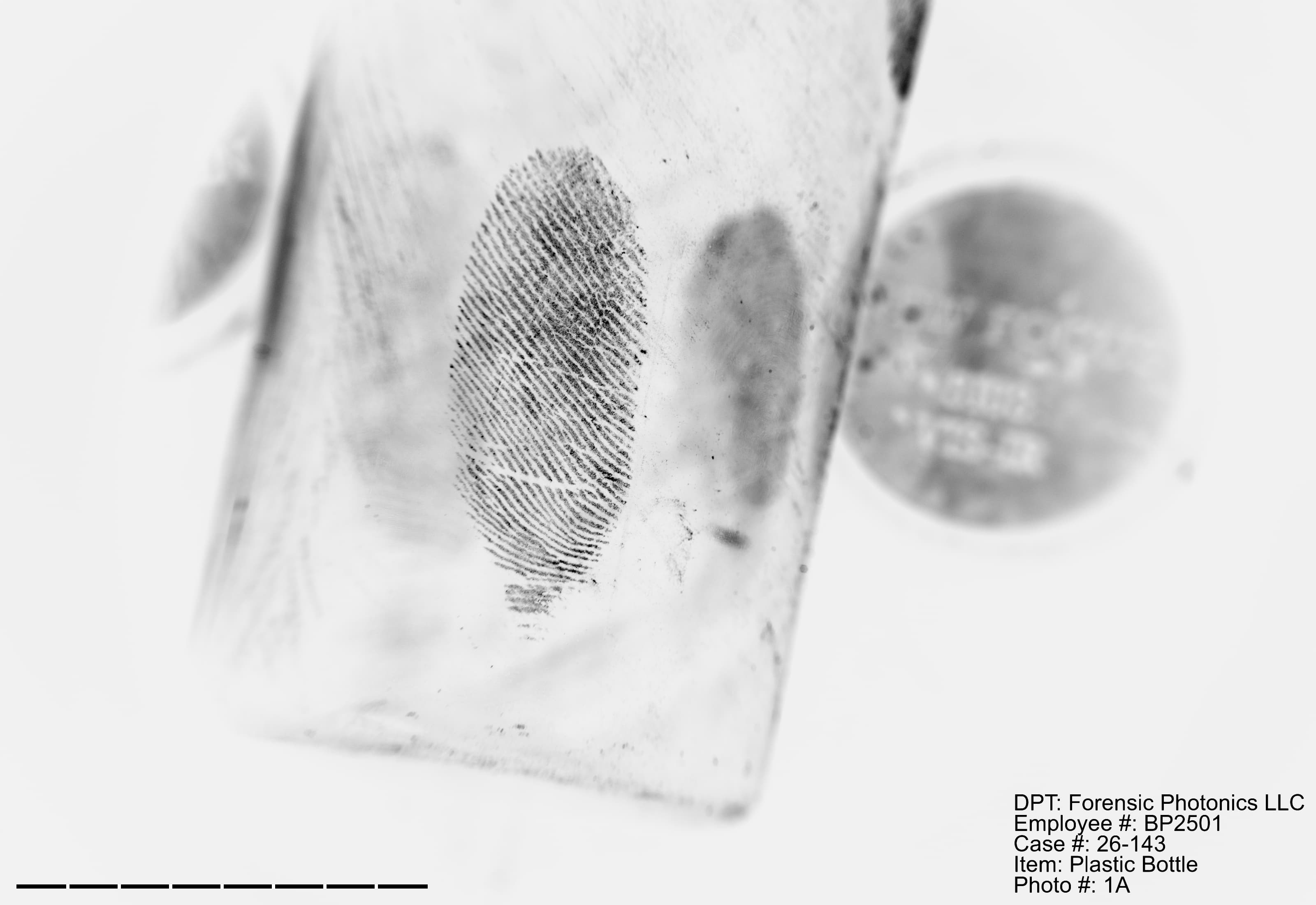 Latent Print - Plastic Bottle